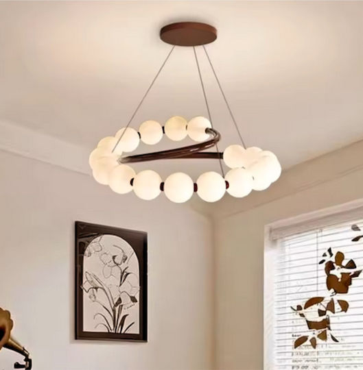 Lightplanet Висящо Осветително Тяло Бяло LED с Студено Бяла Светлина
