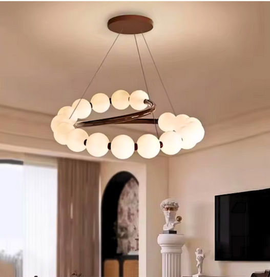 Lightplanet Lumini Suspendate Alb LED Cu Lumină Alb Rece