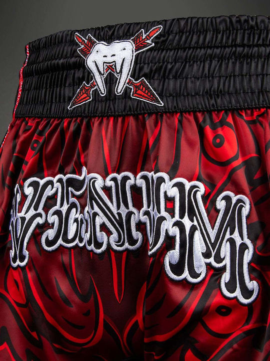 Боксерки Muay Thai Venum Wolf Atak Черно Червено