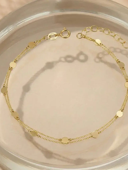 Damen Armband Kette Aus Gold 14K