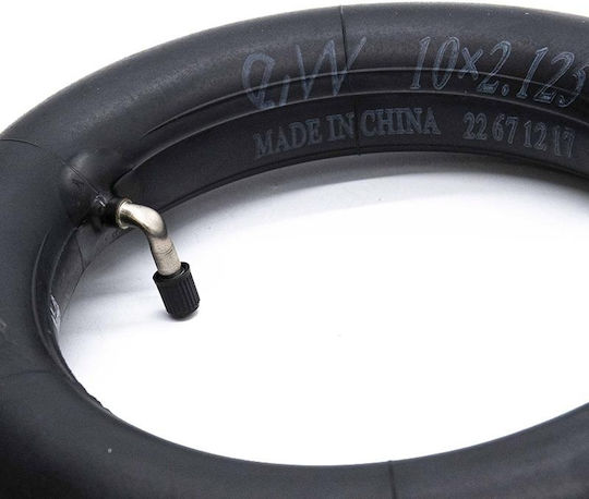 Cameră Aer Scuter Electric 10×2.125 Supapă Curbată Neagră