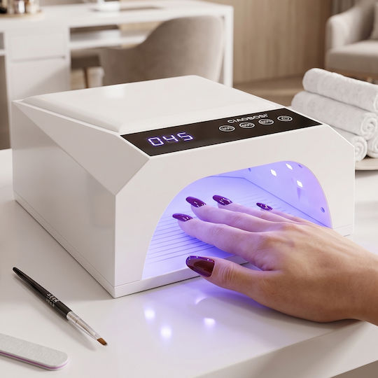 Avizar Lampă UV pentru unghii cu timer și ecran LED 15W Albă
