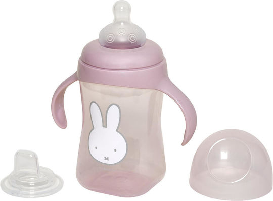 Miffy Baby Sippy Cup Plastic with Handles Pink for 4m+ 300ml