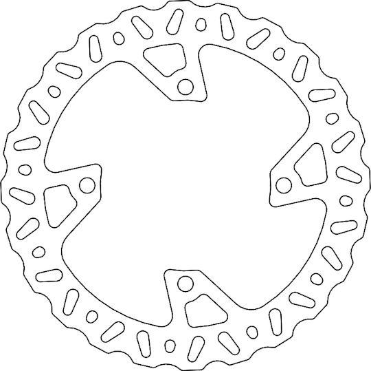 Moto-master Nitro Rear Brake Disc Kawasaki Kxf 450 2019 250mm