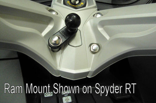 RAM Mount Μπίλια για Βάση Κινητού Μοτοσυκλέτας