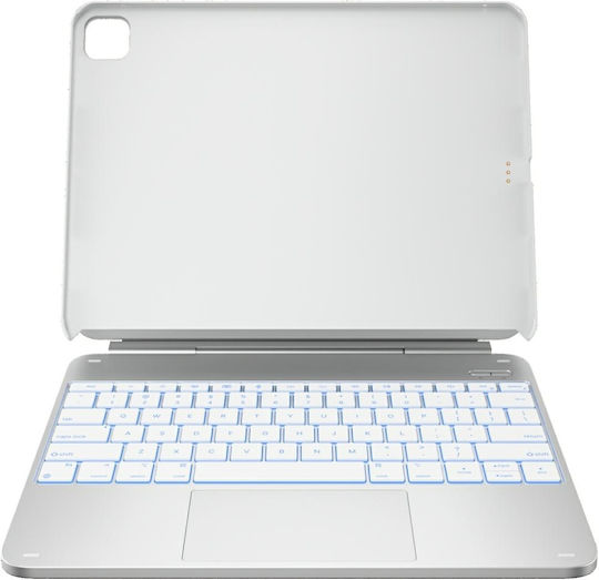 Typecase Edge Klappdeckel Robust mit Tastatur Weie (iPad Air 13 2024/2025)