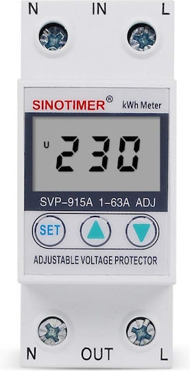 Sinotimer Instrument de Măsură pentru Panou Electric Digital pe Șină Monofazat