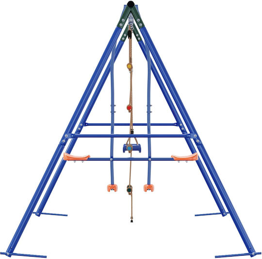 vidaXL Play Fence with Slide Multicolour for 3+ Years