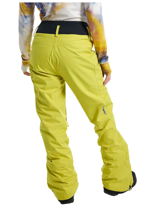 Burton 22076103700 Damen Ski- und Snowboardhose Gelbe