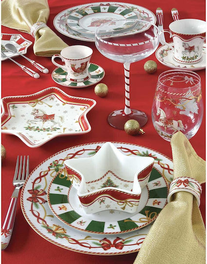 Easylife Christmas Porcelain Platter 175x25cm