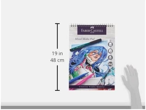 Faber Castell A3 Mixed Media Spiral Pad 250gsm 30 Sheets Wd792416 5022510792416