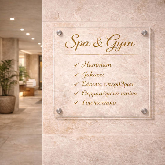 Premium Σετ Επιγραφής 20x20 Εκ Plexiglass