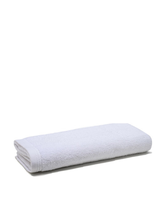 Isadore Lorraine Πετσέτα Σώματος 70x140εκ. Λευκό Βάρους 450gr/m²