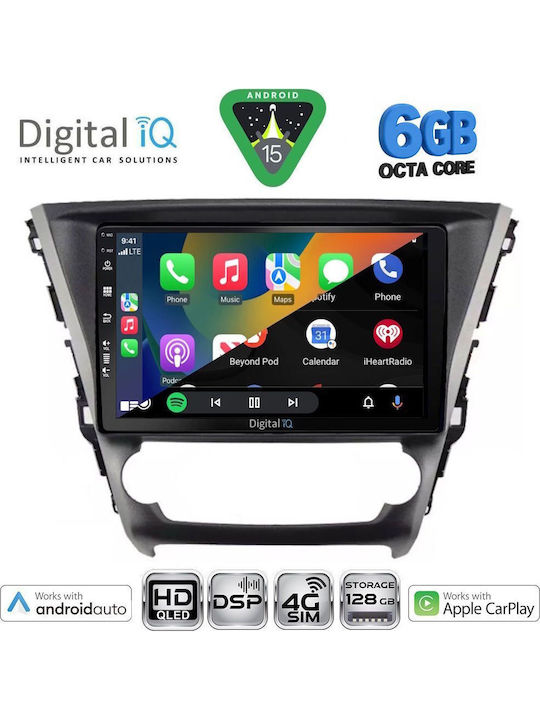 Digital IQ Car Audio System for Toyota Avensis 2016-2019 Bluetooth USB WiFi GPS Apple CarPlay Android Auto with 10" Touch Screen