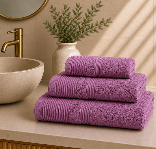 Astron Italy Hand Towel 30x50cm Dark Lilac Weight 600gsm