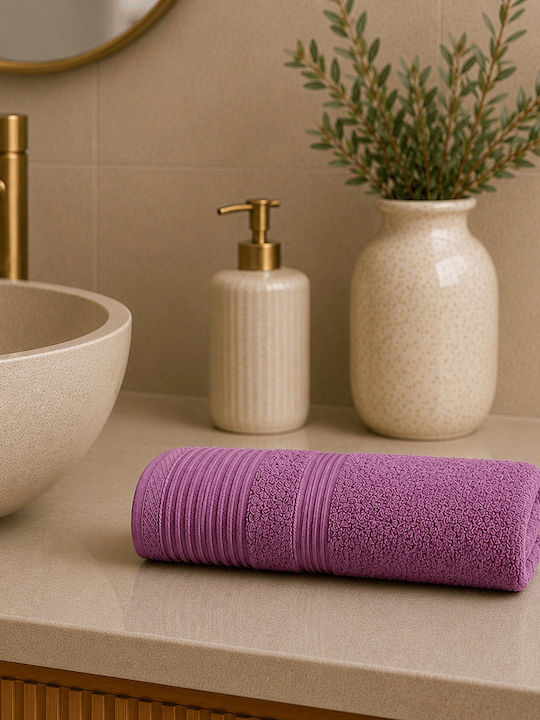 Astron Italy Hand Towel 30x50cm Dark Lilac Weight 600gsm