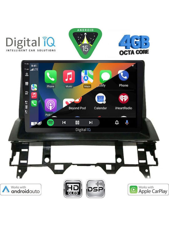 Digital IQ Car Audio System for Mazda 6 2002-2008 Bluetooth USB WiFi GPS Apple CarPlay Android Auto with 10" Touch Screen