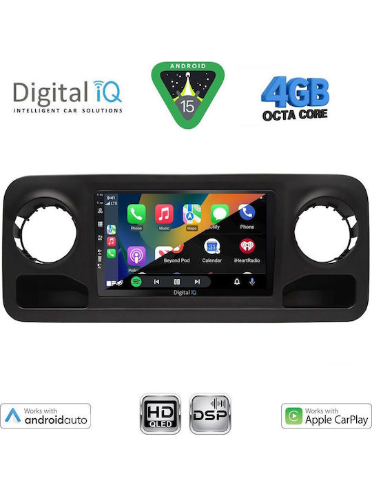 Digital IQ Car Audio System for Mercedes-Benz Sprinter 2018-2026 with Touch Screen 10 inches