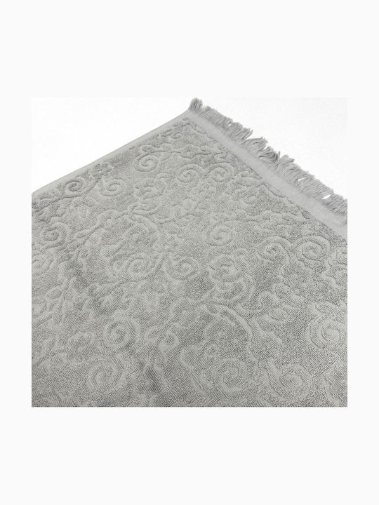 Olia Home Σετ Πετσέτες Μπάνιου 3τμχ Γκρι Βάρους 500gr/m²