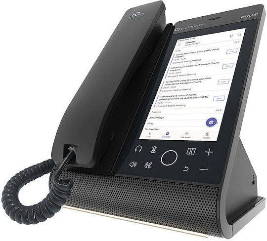 AudioCodes Teams-c470hd Verkabeltes IP-Telefon Schwarz