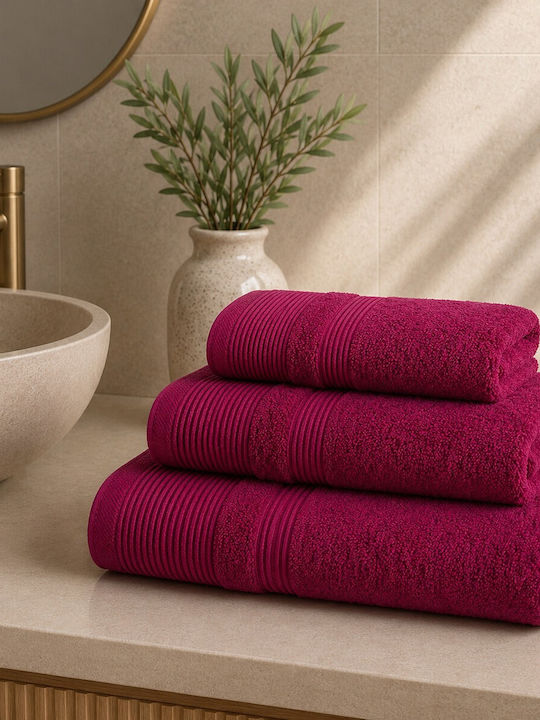Astron Italy Facecloth 50x100cm Bordeaux Weight 550gsm