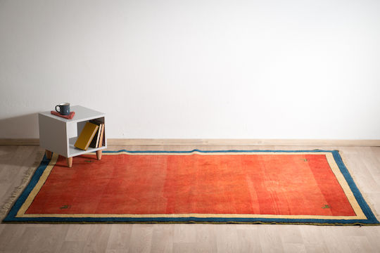 Χαλί Μοντέρνο Χειροποίητο Gabbeh 166x257 Cm Πορτοκαλί Χαλί Μοντέρνο Χειροποίητο Gabbeh 166x257 Cm Πορτοκαλί