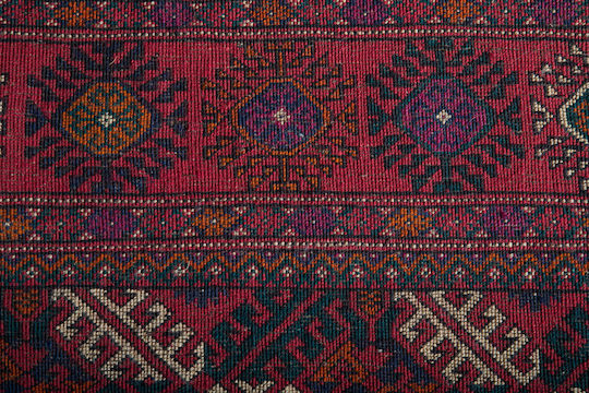 Χαλί Κλασικό Χειροποίητο Ρώσικη Bokhara 162x250 Cm Decostar Κόκκινο Μπορντό