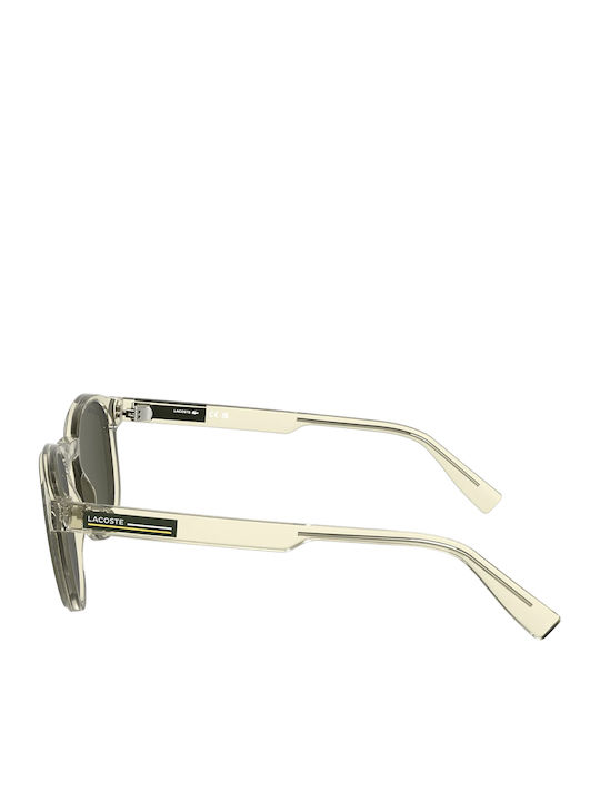 Lacoste Ochelari de Soare Pentru Bărbați cu Ramă Galbenă și Lentilă Galbenă L6055S-750