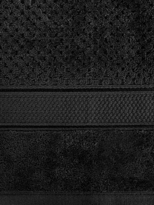Eurofirany Prosop De Mână 30x50cm Negru Greutate 500gr/m²