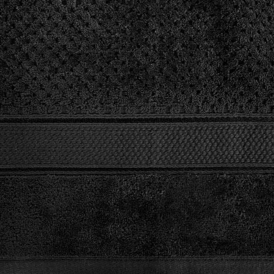 Eurofirany Hand Towel 30x50cm Black Weight 500gsm