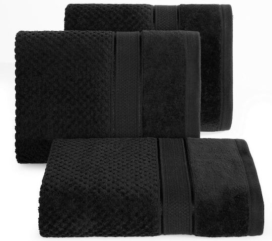 Eurofirany Hand Towel 30x50cm Black Weight 500gsm