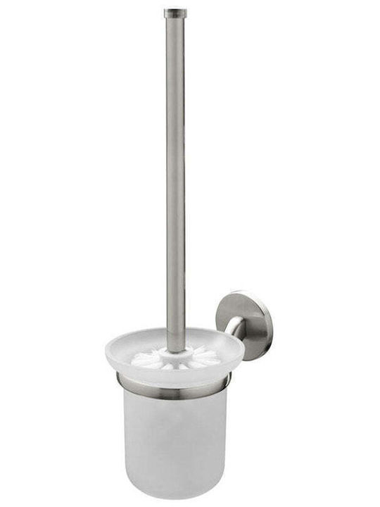 Bisk Metallisch Badezimmer Toilettenbürste Silber