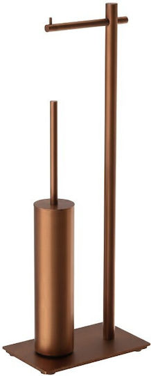 Imex Perie de Toaletă Metalică Roz Pentru Baie