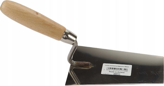 Trapezförmige Spachtel 160 Edelstahl