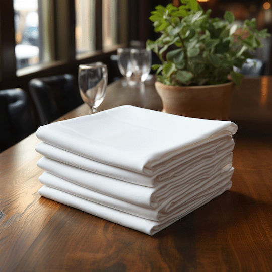 Meble odNowa Restaurant Linens White 50x50cm 10pcs