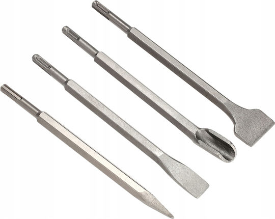 Concrete Chisels Sds Set 4 X Sds Plus Chisel