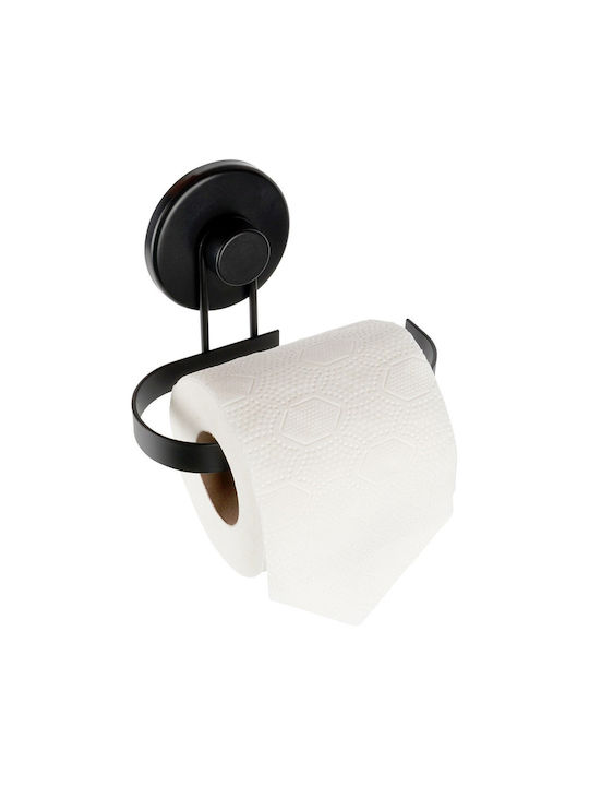Paper Holder Metallic with Suction Cup Black