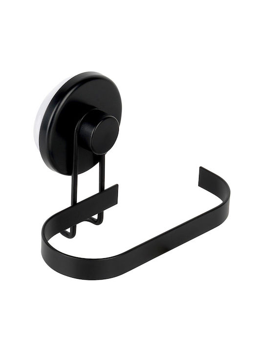 Paper Holder Metallic with Suction Cup Black
