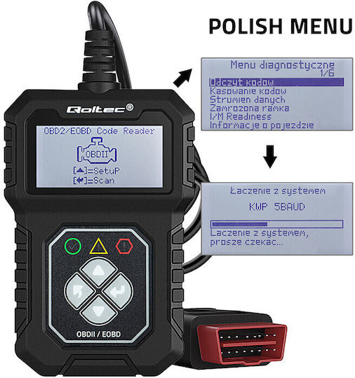 Qoltec Ψηφιακό Battery Tester
