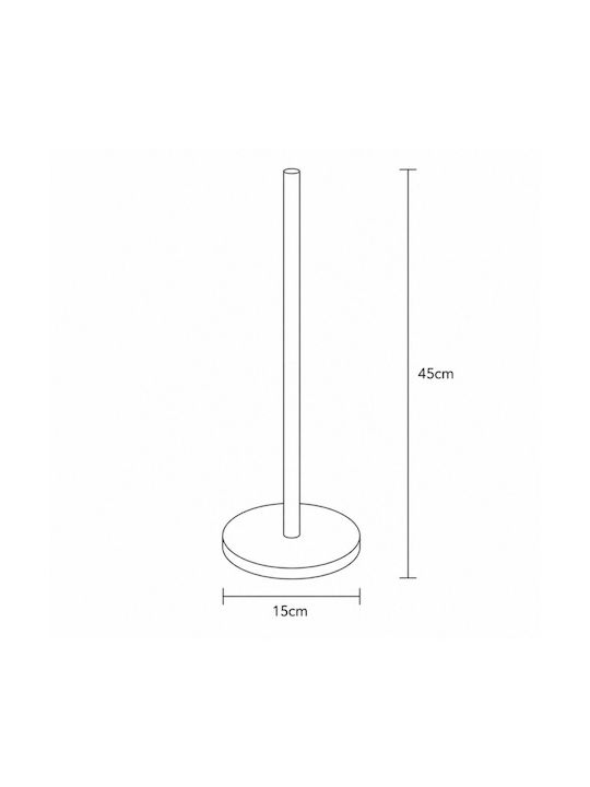 Floor Paper Holder Silver