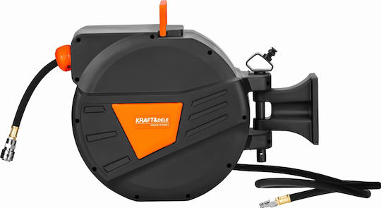 Прибиращ се пневматичен маркуч 15m+1.5m 1/4" Kd2158