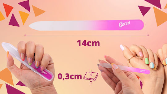 14cm Doppelseitige Glas Nagelfeile Maniküre