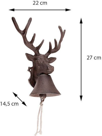 Gusseisen Hirsch Türglocke