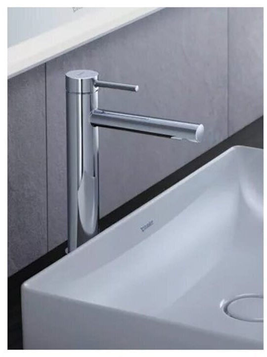 Duravit Mixing Tall Sink Faucet Silver