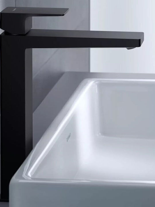 Duravit Αναμεικτική Μπαταρία Νιπτήρα Ψηλή Μαύρη