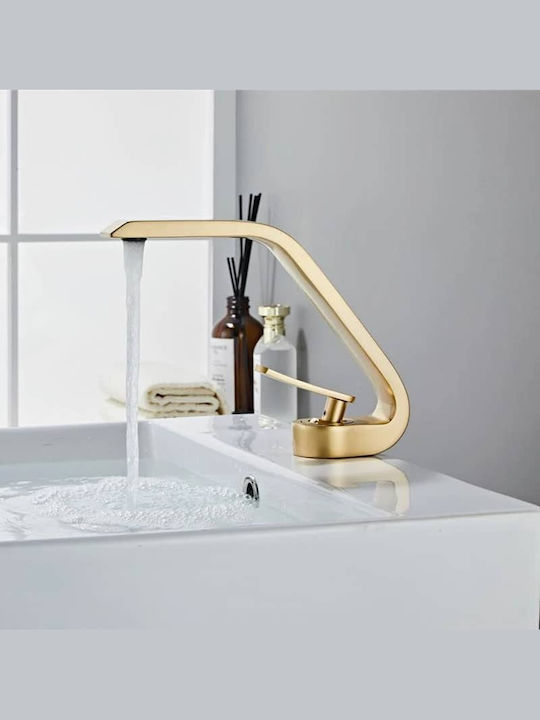 Mischung Waschbeckenarmatur Gold