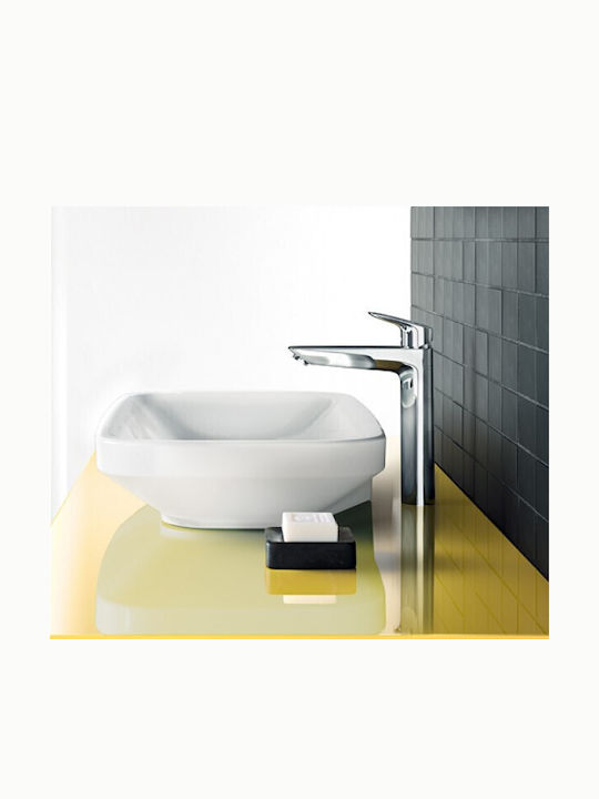 Hansgrohe Αναμεικτική Μπαταρία Νιπτήρα Ασημί
