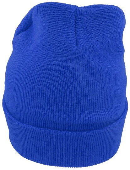 Wind 863 Ανδρικός Beanie Σκούφος σε Μπλε χρώμα