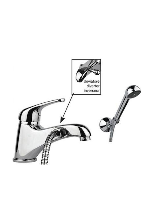 Fiore Max Mixing Sink Faucet for Salon Silver
