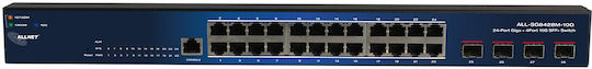 Allnet ALL-SG8428M-10G Managed L2 Switch με 24 Θύρες Gigabit (1Gbps) Ethernet